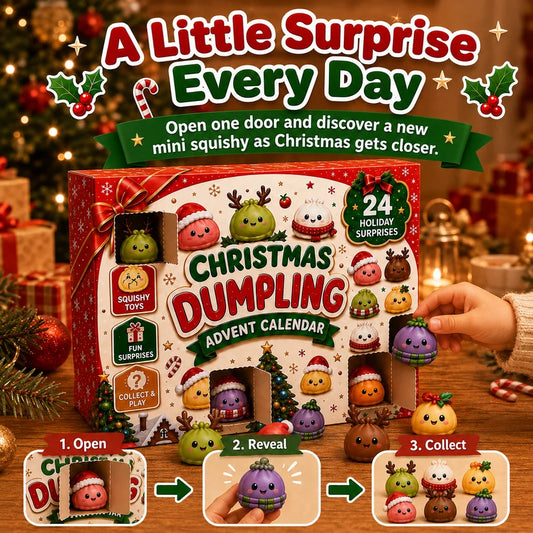 Christmas Dumpling Squishy Advent Calendar