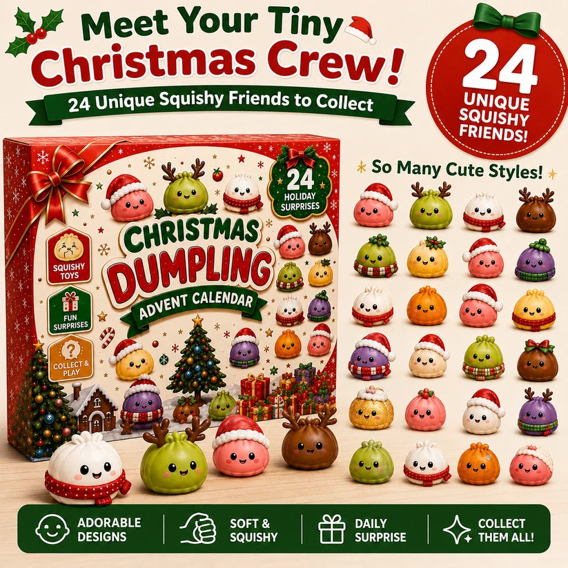 Christmas Dumpling Squishy Advent Calendar