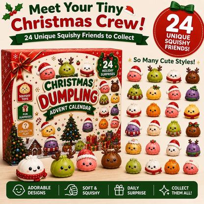Christmas Dumpling Squishy Advent Calendar
