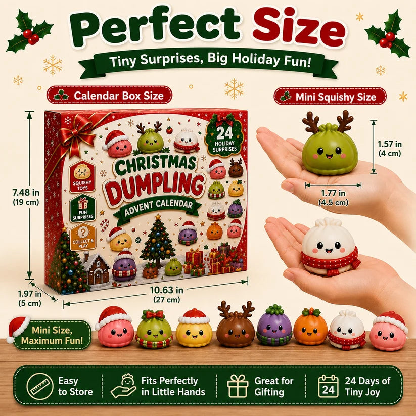 Christmas Dumpling Squishy Advent Calendar