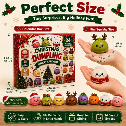 Christmas Dumpling Squishy Advent Calendar