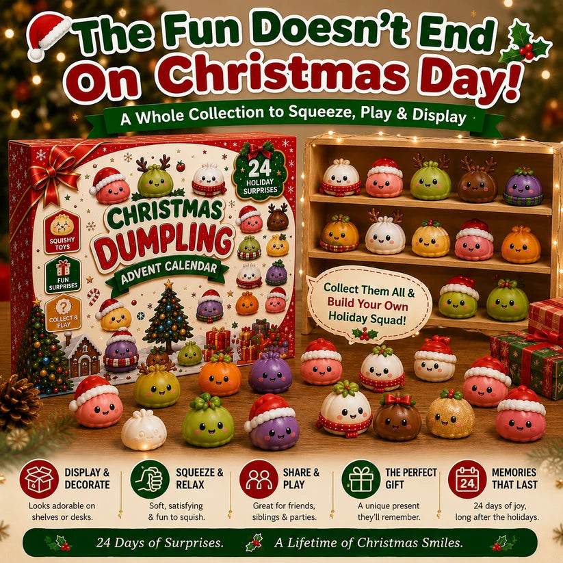 Christmas Dumpling Squishy Advent Calendar
