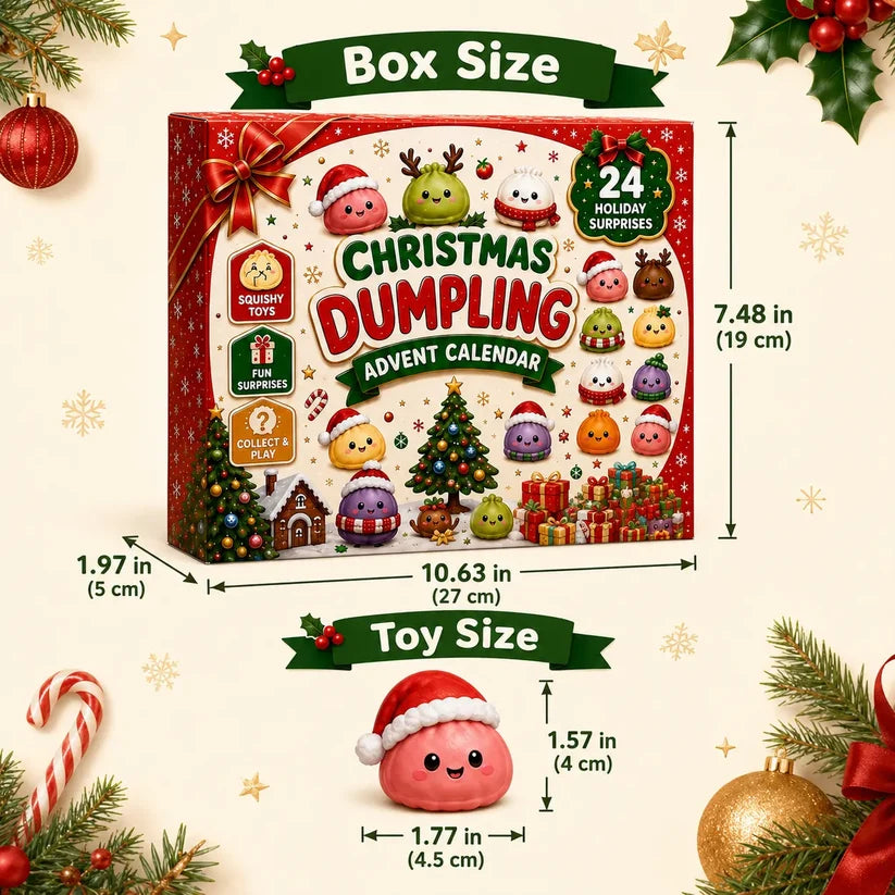 Christmas Dumpling Squishy Advent Calendar