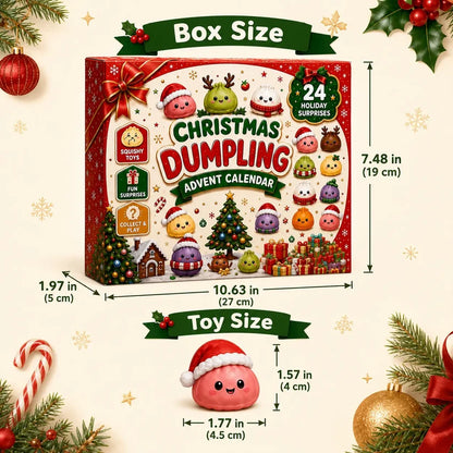 Christmas Dumpling Squishy Advent Calendar
